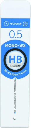 Tombow Mechanical Pencil Lead Refill MONO WX 0.5mm HB, R5-WXHB