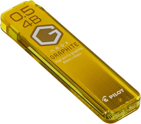 PILOT Mechanical Pencil Lead Refill neox GRAPHITE 0.5mm, 4B, HRF5G-20-4B