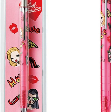 Pentel Mechanical Pencil Orenz foxy 0.2mm, Clear Pink, XPP502-F3