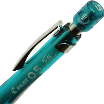 PILOT Mechanical Pencil S5, 0.5mm, Transparent Blue, HPS-50R-TL5
