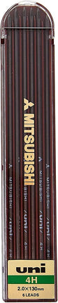 uni Mitsubishi Pencil uniHodler Refill 4H, ULN4H, Set of 4