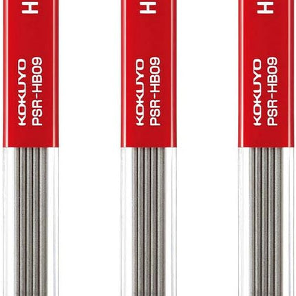 KOKUYO Mechanical Pencil Lead Refill 0.9mm HB, Set of 3, PSR-HB09-1PX3SET