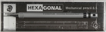 STAEDTLER HEXAGONAL Mechanical Pencil, 0.5mm, Silky Silver, 925 77-05S