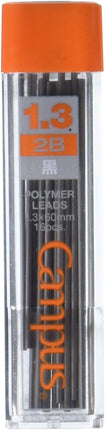 KOKUYO Campus Mechanical Pencil Lead Refill 1.3mm 2B, PSR-C2B13N