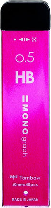 Tombow Mechanical Pencil Lead Refill MONO graph MG 0.5mm HB, R5-MGHB81
