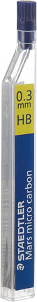 Staedtler Mechanical Pencil Lead Refill Mars Micro Carbon 0.3mm HB, 250 03-HB