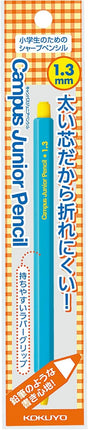 KOKUYO Mechanical Pencil Campus Junior Pencil, 1.3mm Blue PS-C101B-1P