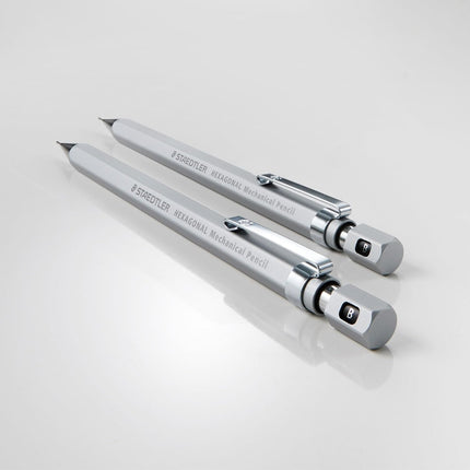 STAEDTLER HEXAGONAL Mechanical Pencil, 0.5mm, Silky Silver, 925 77-05S