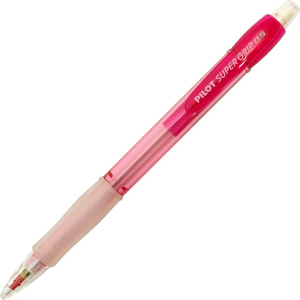 PILOT Mechanical Pencil Super Grip Knock, 0.5mm, Transparent Red, HGP-10R-TR5