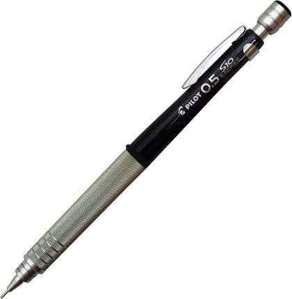 PILOT Mechanical Pencil S10, 0.5mm, Transparent Black, HPS-1SR-TB5