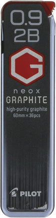 PILOT Mechanical Pencil Lead Refill neox GRAPHITE 0.9mm 2B, HRF9G-20-2B