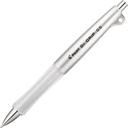 PILOT Mechanical Pencil Dr.Grip, 0.5mm, Metallic Silver, HDG-50R-MS5
