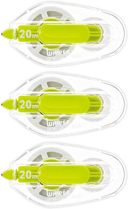 PLUS, Correction Tape, Whiper LT, 4mm, Green, 3 Pieces, WH-1404, 49-570