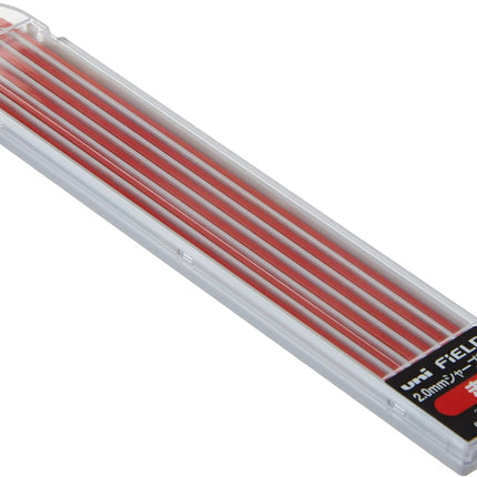 uni Mitsubishi Pencil Mechanical Pencil Lead Refill uniFiELD Shokunin Senka, 2.0mm Red, U203101P.15