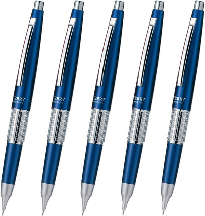 Pentel Mechanical Pencil Mannensil Kerry Cap Type, Blue, 5 Pieces, P1035-CD