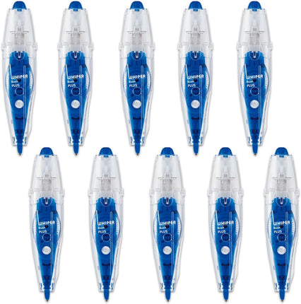 PLUS, Correction Tape, Whiper RUSH, 5mm, Blue, 10 Pieces, WH-065, 43-442