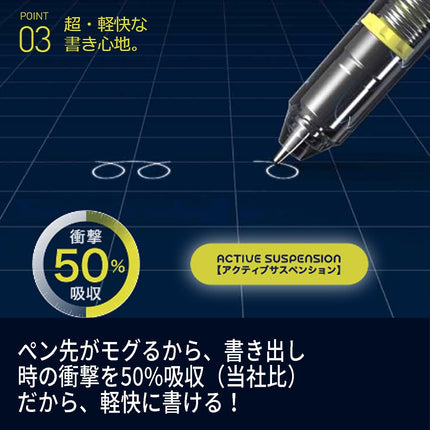PILOT Mechanical Pencil Mogulair, 0.5mm, Blue, HFMA-50R-L