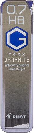 PILOT Mechanical Pencil Lead Refill neox GRAPHITE 0.7mm HB, HRF7G-20-HB