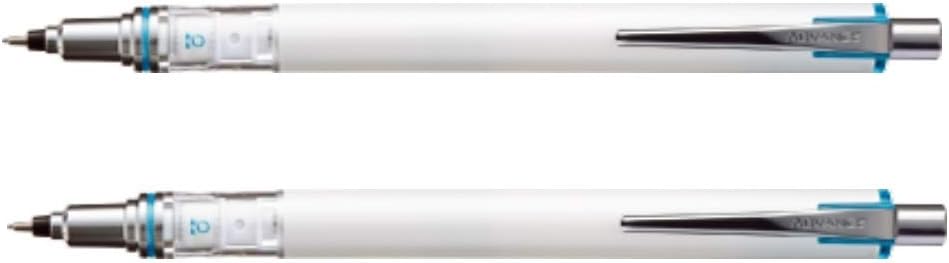 uni Mitsubishi Pencil Mechanical Pencil, Kuru Toga Advance, 0.7mm, White, M7-559 1P, M75591P.1, Set of 2