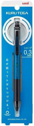 uni Mitsubishi Pencil Mechanical Pencil, Kuru Toga KS Model, 0.3mm, Blue, M3-KS 1P, M3KS1P.33, Set of 5
