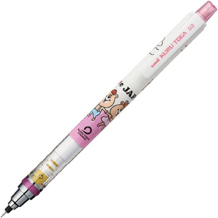 uni Mitsubishi Pencil Mechanical Pencil, Kuru Toga, WC Limited Pattern, 0.3mm, Kumatan Pink, M3650WC1P.KP