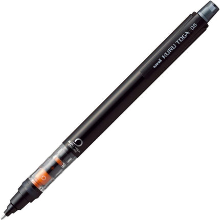 uni Mitsubishi Pencil Mechanical Pencil, Kuru Toga Pipe Slide Model, 0.5mm, Black, M5-452 1P, M54521P.24, Set of 10