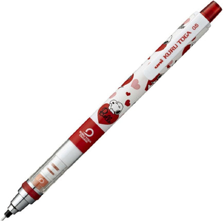 uni Mitsubishi Pencil Mechanical Pencil, Kuru Toga, Limited Pattern, 0.5mm, Belle Red, M5650BL1P.BR