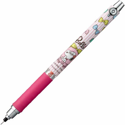 uni Mitsubishi Pencil Mechanical Pencil, Kuru Toga Rubber Grip, Limited Pattern, Belle Pink, M5856BL1P.BP