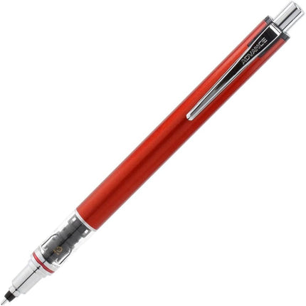 uni Mitsubishi Pencil Mechanical Pencil, Kuru Toga Advance, 0.5mm, Red, M5-559 1P, M55591P.15, Set of 5