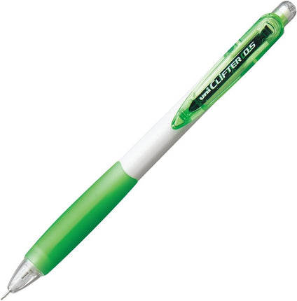 uni Mitsubishi Pencil Mechanical Pencil, CLiFTER, 0.5mm, White Light Green, M5-118, M5118W.5, Set of 10