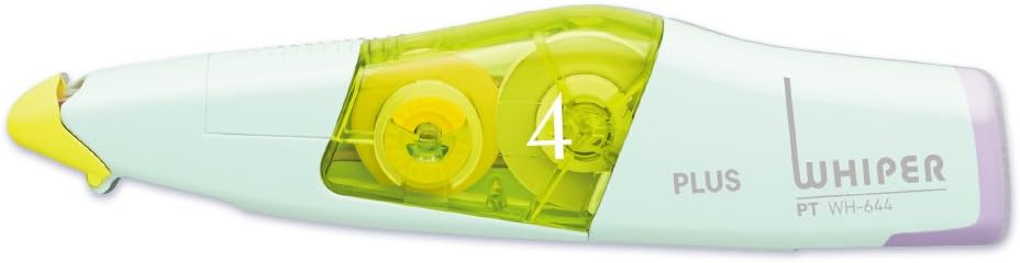 PLUS, Correction Tape, Whiper PT, 4mm, Pale Green, WH-644, 48-755
