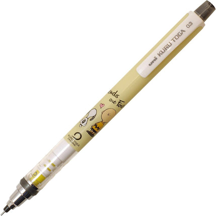 uni Mitsubishi Pencil Mechanical Pencil, Kuru Toga Standard Model Limited Edition, 0.3mm, Snoopy SC Back, M3-650PN 1P, M3650PN1P.SCB