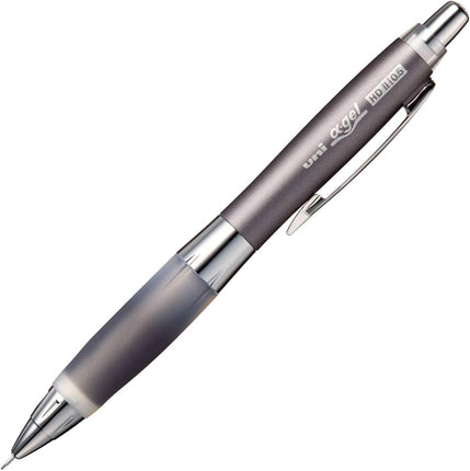 uni Mitsubishi Pencil Mechanical Pencil, uni α-gel Shaka Shaka Mechanism: Hard, 0.5mm, Gun Metallic, M5-619GG 1P, M5619GG1P.43