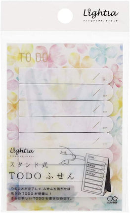 Sun-Star Stationery ToDo Sticky Notes Stand Type Lightia Happy Fleur Shiny S2824124