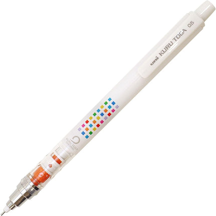 uni Mitsubishi Pencil Mechanical Pencil, Kuru Toga Standard Model, 0.5mm, White, M5-450C 1P, M5450C1P.WH