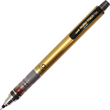 uni Mitsubishi Pencil Mechanical Pencil, Kuru Toga Standard Model 10th Anniversary Limited Edition, 0.5mm, Gold, H.M5-450 1P, H.M54501P.25