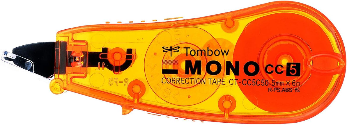 Tombow, Correction Tape, MONO CC, CC5, Orange, 5mm, CT-CC5C50