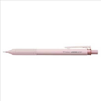 Tombow Mechanical Pencil MONO graph Lite 0.3, 0.3mm, Grayish Pink, DPA-121G, Set of 10