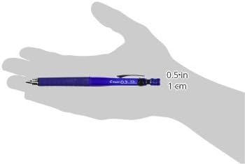 PILOT Mechanical Pencil S5, 0.3mm, Transparent Blue, HPS-50R-TL3