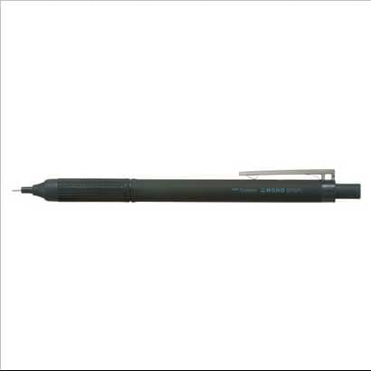 Tombow Mechanical Pencil MONO graph Lite 0.5, 0.5mm, Full Black, DPA-122B, Set of 10