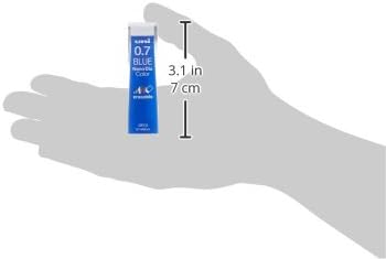 uni Mitsubishi Pencil Mechanical Pencil Lead Refill Nano Dia Color 0.7mm Blue, U07202NDC.33