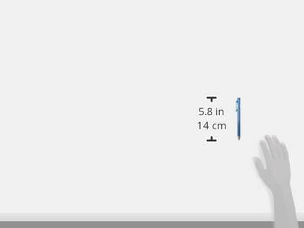 KOKUYO Mechanical Pencil Enpitsu Sharp TypeS, 1.3mm Blue (Hanging Pack), PS-P201B-1P