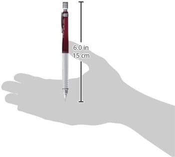 PILOT Mechanical Pencil S10, 0.4mm, Transparent Red, HPS-1SR-TR4