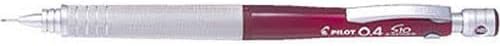 PILOT Mechanical Pencil S10, 0.4mm, Transparent Red, HPS-1SR-TR4, Set of 3