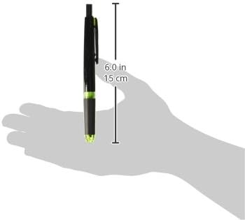 PILOT Double Knock Mechanical Pencil DEL FUL, 0.5mm, Black & Green, HDF-50R-BG
