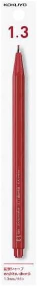 KOKUYO Mechanical Pencil Enpitsu Sharp (Hanging Pack), 1.3mm Red Lead, PS-PER113-1P