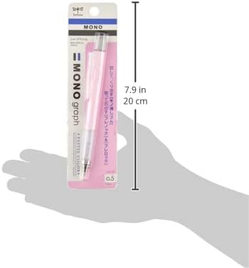 Tombow Mechanical Pencil MONO graph 0.5 Pastel Color, 0.5mm, Sakura Pink, DPA-136E