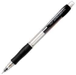 PILOT Mechanical Pencil Super Grip Knock, 0.5mm, Black, 5 Pieces, P-HGP-50R-5B