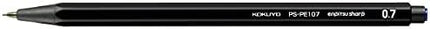 KOKUYO Mechanical Pencil Enpitsu Sharp (Hanging Pack), 0.7mm Black, PS-PE107D-1P, Set of 10