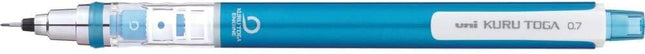 uni Mitsubishi Pencil Mechanical Pencil, Kuru Toga Standard Model, 0.7mm, Blue, M7-450 1P, M74501P.33, Set of 7